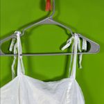 Forever 21 White Ruffled Tie Front Sundress Photo 4