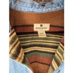 Woolrich  | women denim button down coat with fleece lining Photo 2