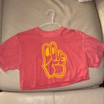 Revice Denim REVICE Red Love Graphic Crop Top Photo 1