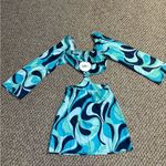 Princess Polly  | Dominique Mini Dress Blue Multi small boho new with tags Photo 2