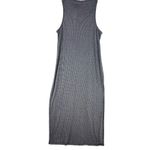 Poof! PoofRibbed Knit Maxi Dress Sleeveless Tank Style Side Slit Casual Comfy Photo 7