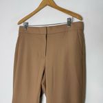 J.Crew Willa Cropped Flare Pants Italian Wool Khaki Wheat Size 12 Photo 6