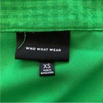 Who What Wear Kelly Green Micro Plaid Tiered Dress XS Photo 6