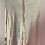 Torrid  baby pink layered look button back crewneck pullover sweater. Large Photo 3