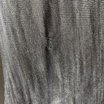 Halston Heritage Pewter Metallic Knit Boat Neck Sweater Size Large Silver Photo 3