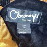 Obermeyer 90s  Ski Snow Hooded‎ Jacket Coat Size 14 Embroidered Velvet Collar Photo 2
