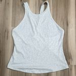 Athleta  Grey Ribbed Tank Top Athletic Women’s Large Photo 0