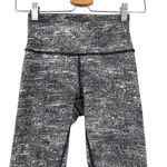 Lululemon Wunder Under Hi-Rise 7/8 Tight *25" Rush Jacquard Black White Size 4 Photo 1