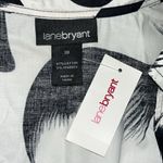 Lane Bryant  NWT Size 18 White & Black Floral Print Collar Shirt Dress Photo 5