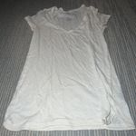 American Eagle Distressed V-Neck Boyfriend T-Shirt Photo 0