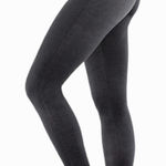Spanx  Ready to Wow Gray Velvet Leggings L Holiday Photo 0