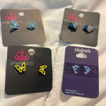 Paparazzi  Butterfly Earrings Set‎ Colorful Cute Trendy Accessories J-5 Photo 0