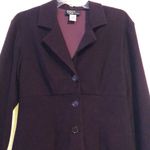 Vintage Plum Dawn Joy Fashions Extra Long Blazer Purple Size undefined Photo 1