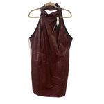 Kendall + Kylie Ashley Stuart Leather Dress Women 16 Photo 1