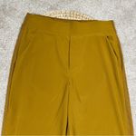 Athleta  Brooklyn Mid Rise Ankle Pants Pull On Outdoor Travel in Brass Yellow 6 Photo 3