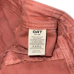 OAT New York High Rise Wide Leg Jeans Dusty Rose Raw Hem Women’s 12 / 31 Pink Photo 7