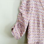 Free People  Pink and Purple Peplum Top Photo 2