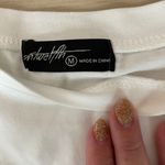 VICI Feather Trim Cotton Tee Photo 5