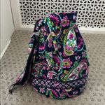 Vera Bradley  Blue/Pink/Green Paisley Drawstring Ditty Bag w/ cosmetic Bag Photo 2