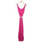 pq swim bianca ring cutout knit slit maxi dress cosmo pink Size XS Photo 3