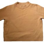 Princess Polly  L/XL Cropped Short sleeved sweater camel spring Photo 0