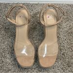 Pink Lily Raffia nude beige espadrilles wedges NEW IN BOX Photo 4