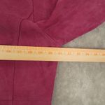 Eileen Fisher Goat Suede Leather Jacket Women's Large Fuchsia Pink Coat Blazer Photo 4