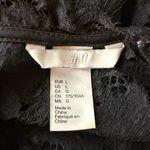 H&M Women’s Elegant Floral Lace Long Sleeve Top Classic Sheer Chic Blouse Large Photo 6