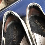 Sesto Meucci  Loafers White Leather Laser Cutouts Slip On 9 Photo 8