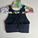 Lululemon  Energy High-Neck Longline Ribbed Bra black size 4 Photo 3