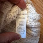 Aerie ‎ Oversized Chunky Knit Cream Sweater Women’s XS-M Cozy Pullover Christmas Photo 5