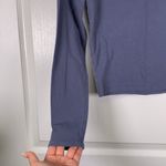 Hollister  Blue Mockneck Long Sleeve Shirt Size Small EUC #2893 Photo 3