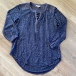 Lucky Brand  Blue Lace Peasant Top Size XS Photo 54