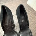 Banana Republic Women’s 7 Black Faux Suede Point Toe Heels Photo 1