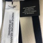 Ann Taylor Navy Cream Stripe Skater Skirt Size 4 Photo 11