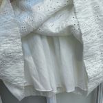 Current/Elliott CURRENT ELLIOTT THE EYELET EMBROIDERED T-SHIRT DRESS DIRTY WHITE Size 0 XS NWT Photo 9