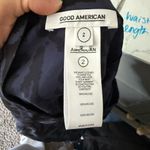 Good American Women’s 2 Blue Tiger Animal Print MIDI Cutout Skirt Photo 4