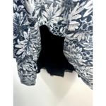 Free People Blue Boho Bell Sleeve Mini Dress/Tunic Blouse Size Small Oversized Photo 3