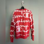 Champion Retro  Reverse Weave Crew Neck Sweatshirt Sz Large Salmon Pink Unisex Photo 5