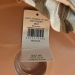 En Crême En Creme BUCKLE Womens WIDE LEG PANTS White/BROWN Boho RELAX MEDIUM NWT #81 Photo 9