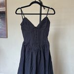 House Of CB HOUSE OF‎ CB 'Lova' Black Corset Maxi Ball Gown Dress sz M NWOT Photo 14