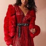 Oh My Love Urban Outfitters  shimmering Metallic formal dress Photo 0