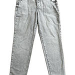 Old Navy  Womens 00 Jeans Gray OG Straight High Rise Secret Slim Pockets Photo 0