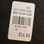 New Black Neon Yellow Release Buckle Ankle Strap Block Heel Size 7.5 Photo 1