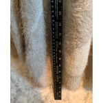 Show Me Your Mumu Show Me Your Mumu Leighanne Sweater Medium Fuzzy Star Knit Gray White Oversized Photo 6