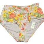 Aerie 45A.-  Printed Ruched High Waisted Bikini Bottom. Photo 0