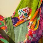 Jams World Vintage  Womens Short Mini Sun Dress Floral Hawaiian Aloha Photo 1