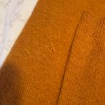 Madewell  Mustard long sweater Cardigan wool blend‎ women’s size small Photo 6