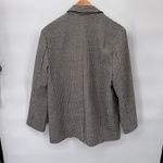 Dress Forum  Los Angeles Blazer Jacket Womens L White‎ Black Cotton Blend Plaid Photo 6