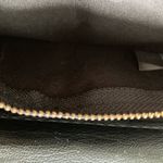 Black Crossbody Bag with Gold Accents. Bebe Black Quilted Crossbody Bag Photo 11